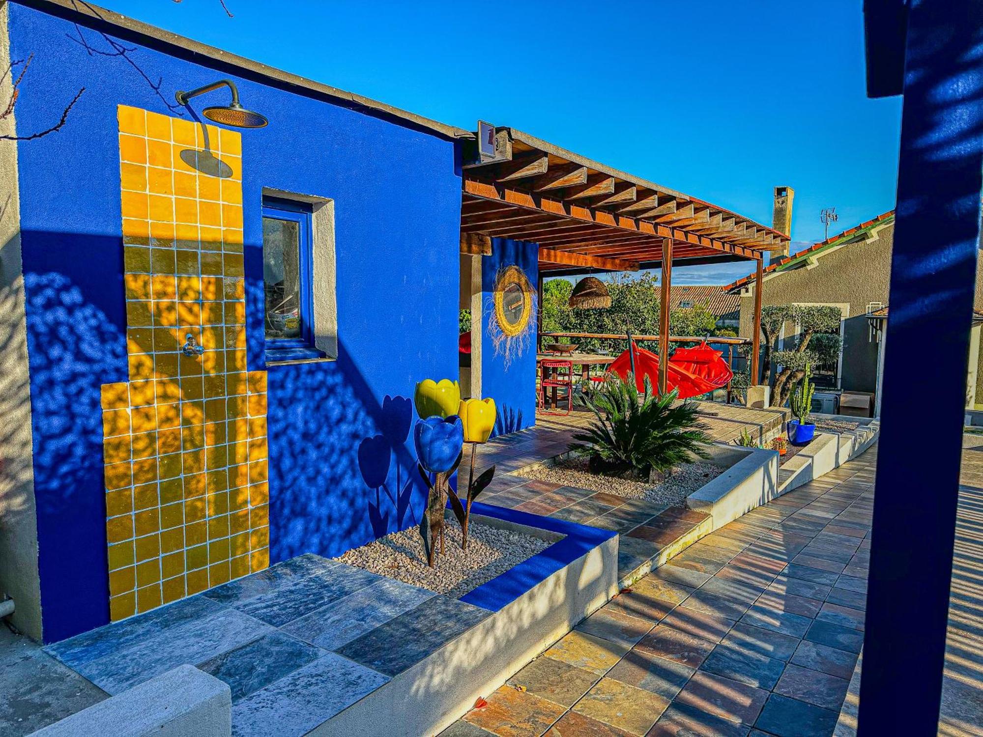 Вилла Loft Modern Avec Jardin Piscine Et Pool House Lavalette Экстерьер фото